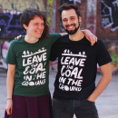 SALE! Leave the coal in the ground - T-Shirt - groß/gerader Schnitt XS dunkelgrün (Auslaufmodell)