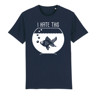 SALE! Fisch (I hate this) - T-Shirt - groß/gerader Schnitt (Auslaufmodell)