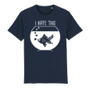 SALE! Fisch (I hate this) - T-Shirt - groß/gerader Schnitt XXS (Auslaufmodell)