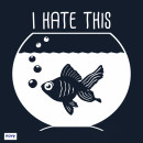 SALE! Fisch (I hate this) - T-Shirt - groß/gerader Schnitt XXS (Auslaufmodell)