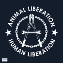 Human Liberation - Animal Liberation - Hoodie - medium fit