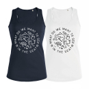 SALE! What do we want to see in the sea? - Tanktop - small/waisted cut white S (discontinued model)