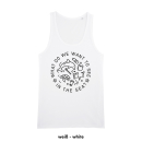 SALE! What do we want to see in the sea? - Tanktop - groß/gerader Schnitt navy XL (Auslaufmodell)