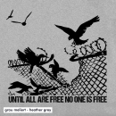 SALE! Until all are Free (fence) - T-Shirt - small/waisted cut XS (discontinued model)