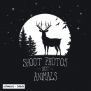 SALE! Shoot Photos not Animals - T-Shirt - small/waisted cut (discontinued model)