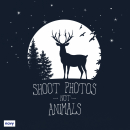 Shoot Photos not Animals - T-Shirt - klein/taillierter Schnitt