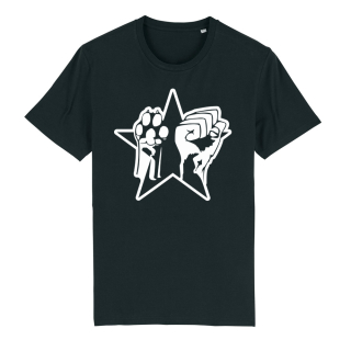 Paw Fist Star - T-Shirt - large/loose cut