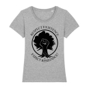 SALE! Respect Existence - T-Shirt - small/waisted cut L mid heather grey (discontinued model)
