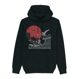 Until all are Free (fence) - Hoodie - medium fit