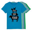 Friends not Food - T-Shirt - kids azure 110 - 116 cm