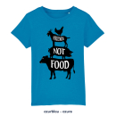 Friends not Food - T-Shirt - kids azure 110 - 116 cm