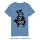 Friends not Food - T-Shirt - Kinder azurblau 110 - 116 cm