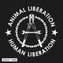 SALE! Human Liberation - Animal Liberation - T-Shirt - klein/taillierter Schnitt (Auslaufmodell)