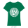 SALE! System Change Not Climate Change - Soli T-Shirt - small/waisted cut green XS (discontinued model)