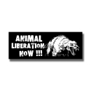 Animal Liberation Now!!! - Aufkleber