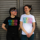 The Future is Feminist - T-Shirt - groß/gerader Schnitt M schwarz