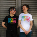 The Future is Feminist - T-Shirt - groß/gerader Schnitt 4XL weiß