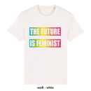 The Future is Feminist - T-Shirt - groß/gerader Schnitt 4XL weiß