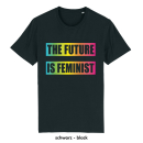The Future is Feminist - T-Shirt - large/loose cut  4XL white