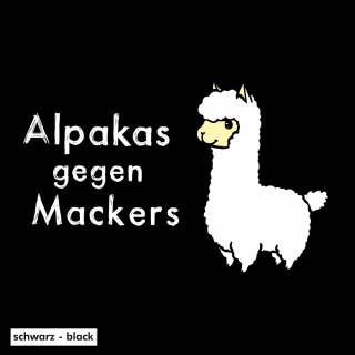 Alpakas gegen Mackers - T-Shirt - large/loose cut 