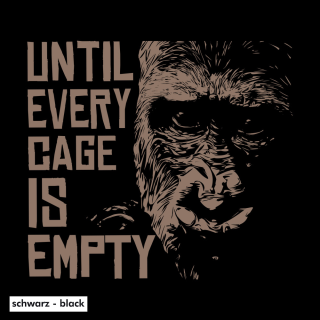 Until Every Cage is Empty - T-Shirt - groß/gerader Schnitt