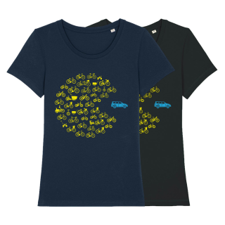 Pacbikes - T-Shirt - klein/taillierter Schnitt