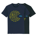 Pacbikes - T-Shirt - groß/gerader Schnitt 3XL navy