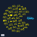 Pacbikes - T-Shirt - large/loose cut   navy