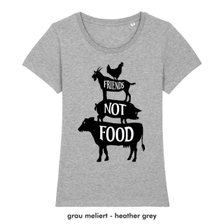 Friends not Food - T-Shirt - small/waisted cut