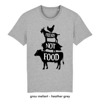 Friends not Food - T-Shirt - groß/gerader Schnitt