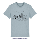 SALE! All shapes are beautiful - T-Shirt - groß/gerader Schnitt XS eisblau (Auslaufmodell)