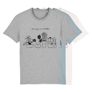 SALE! All shapes are beautiful - T-Shirt - large/loose cut  2XL heather ice blue (discontinued model)