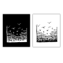 Freedom (black) - Patch on durable Bio Canvas black