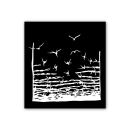 Freedom (black) - Patch on durable Bio Canvas black