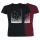 Freedom T-Shirt (white printing) - large/loose cut burgundy 3XL