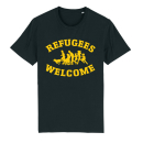 SALE! Refugees Welcome - Benefit T-shirt - large/loose cut 5XL (discontinued model)