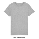 Basic - T-Shirt - Kinder rot meliert 122 - 128 cm