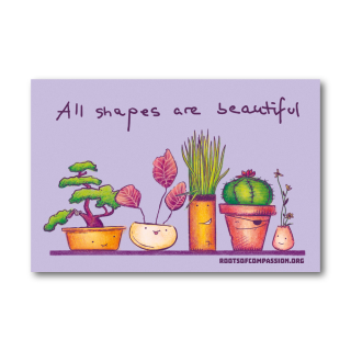 All Shapes are Beautiful  - Sticker