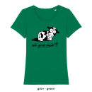SALE! Wait, you eat whaaat??? T-Shirt - klein/taillierter Schnitt grün L (Auslaufmodell)