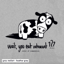 SALE! Wait, you eat whaaat??? T-Shirt - klein/taillierter Schnitt grün L (Auslaufmodell)