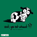 SALE! Wait, you eat whaaat??? T-Shirt - klein/taillierter Schnitt grün L (Auslaufmodell)