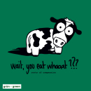 SALE! Wait, you eat whaaat??? T-Shirt - small/waisted cut heather grey XS (discontinued model)