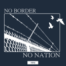 No border, no nation!  - T-Shirt - klein/taillierter Schnitt