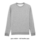 SALE! Basic - Crew Neck Sweater - medium fit XXS heather grey (discontinued model)