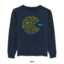 SALE! Pacbikes - Crew Neck Sweater - medium fit XXS navy (discontinued model)
