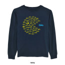 SALE! Pacbikes - Crew Neck Sweater - medium fit XS navy (discontinued model)