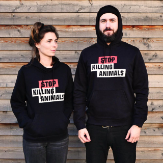 Stop Killing Animals - Kapuzenpullover - medium fit