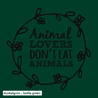 Animal Lovers Dont Eat Animals - Hoodie - medium fit