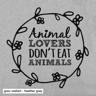Animal Lovers Dont Eat Animals - Kapuzenpullover - medium fit
