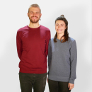 SALE! Basic - Crew Neck Sweater - medium fit XXS burgundy (discontinued model)
